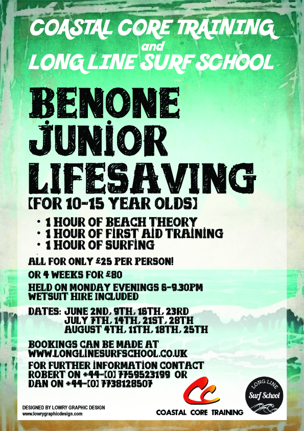 Benone Junior Lifesaving A4 Poster copy