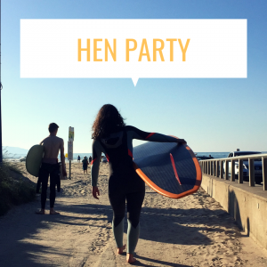hen party surf lesson