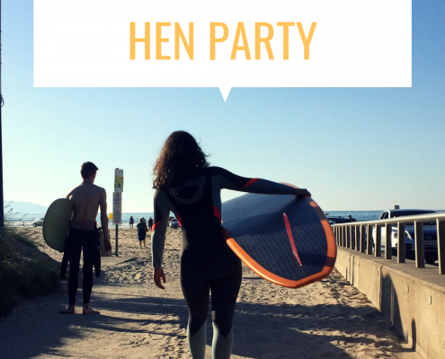 hen party surf lesson